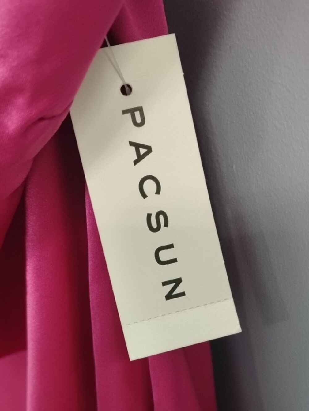 NWT PacSun Hot Pink Halter Dress Size Medium - Picture 2 of 6